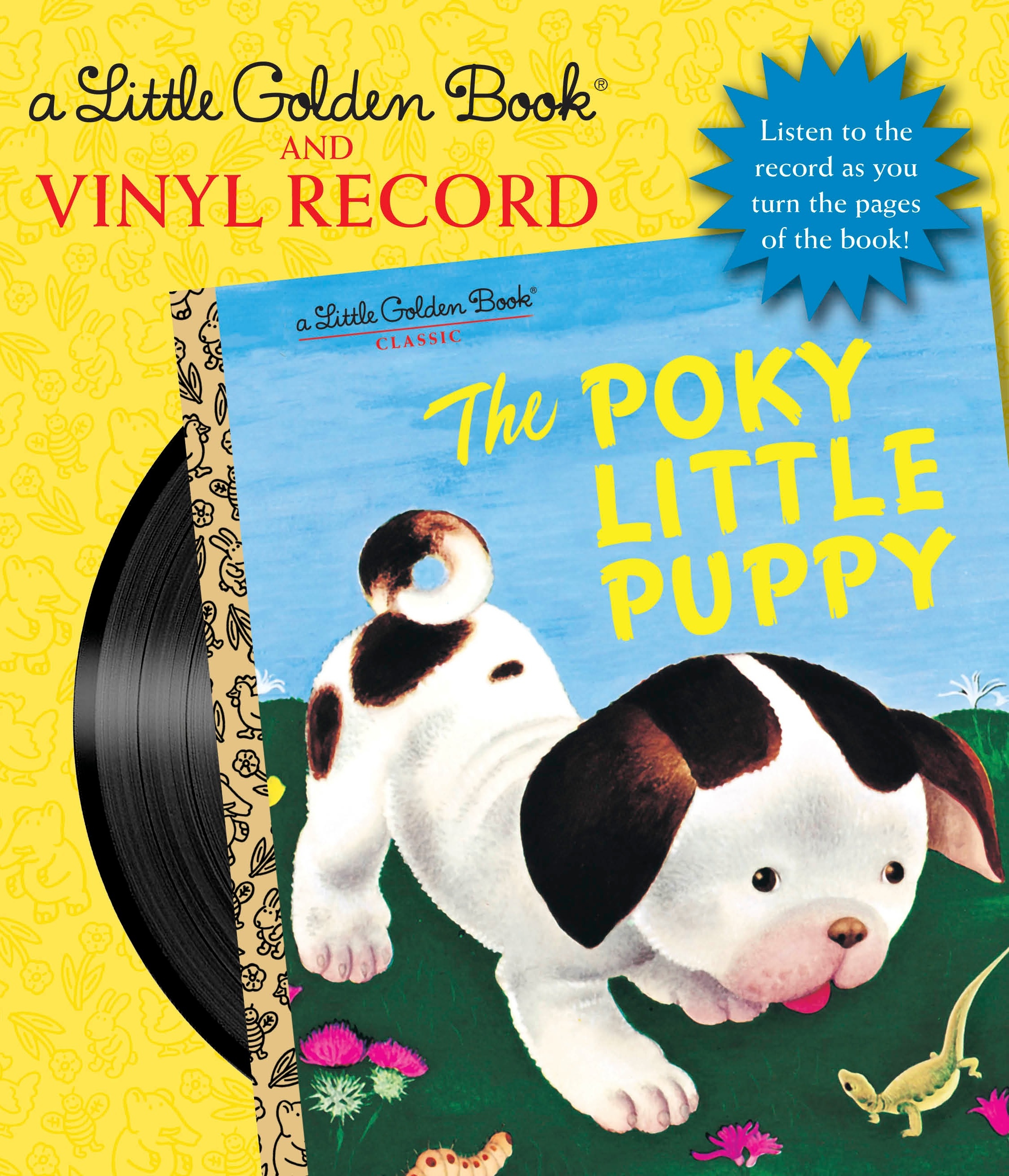 The Poky Little Puppy Book And Vinyl Record by