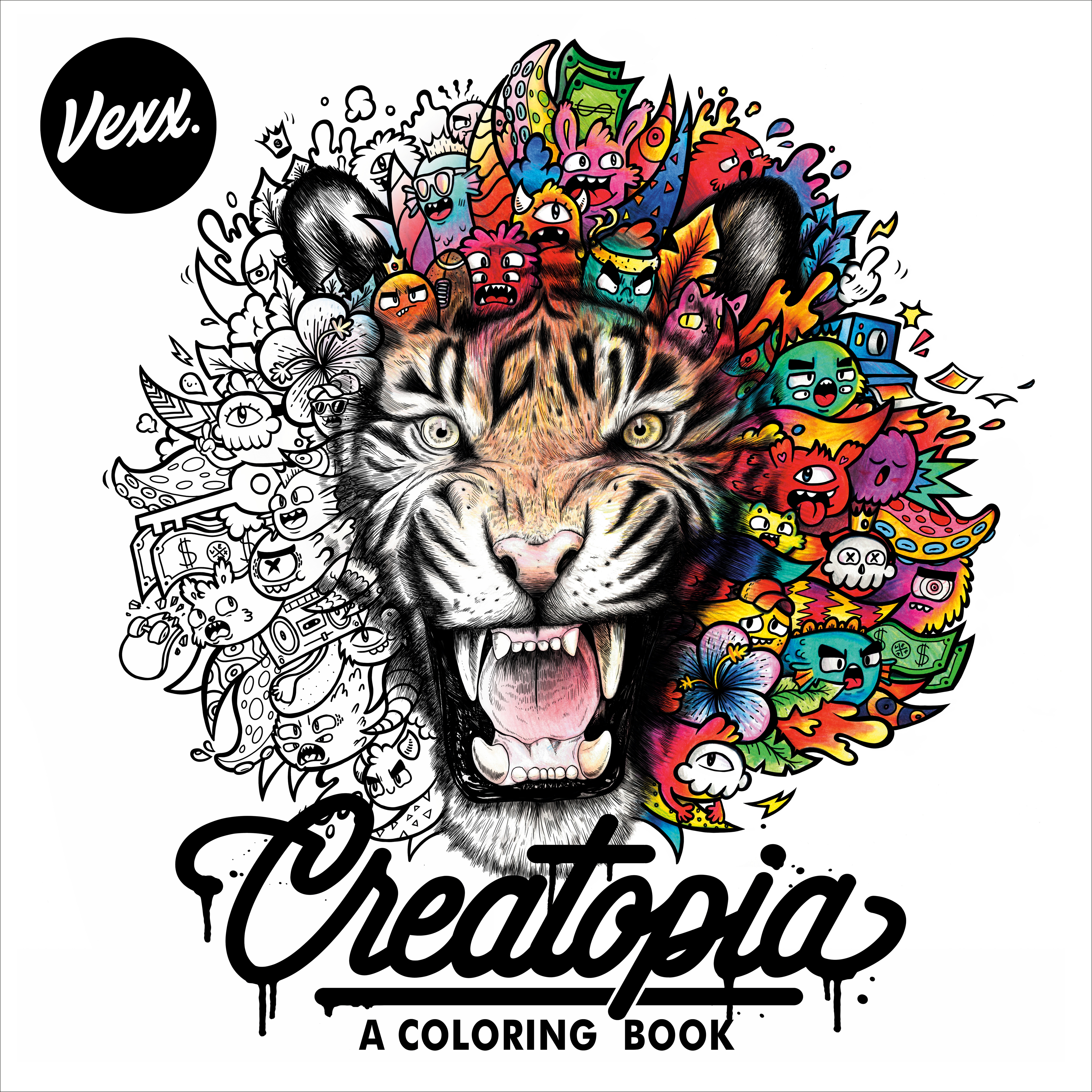 Download Creatopia A Coloring Book By Vexx Penguin Books Australia