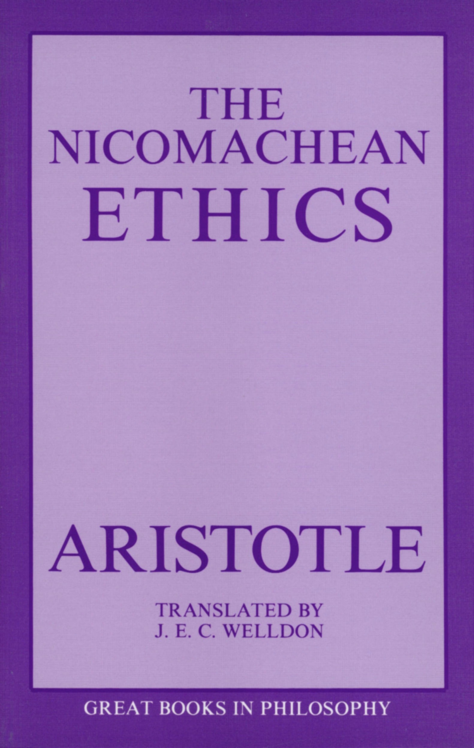 the nichomachean ethics