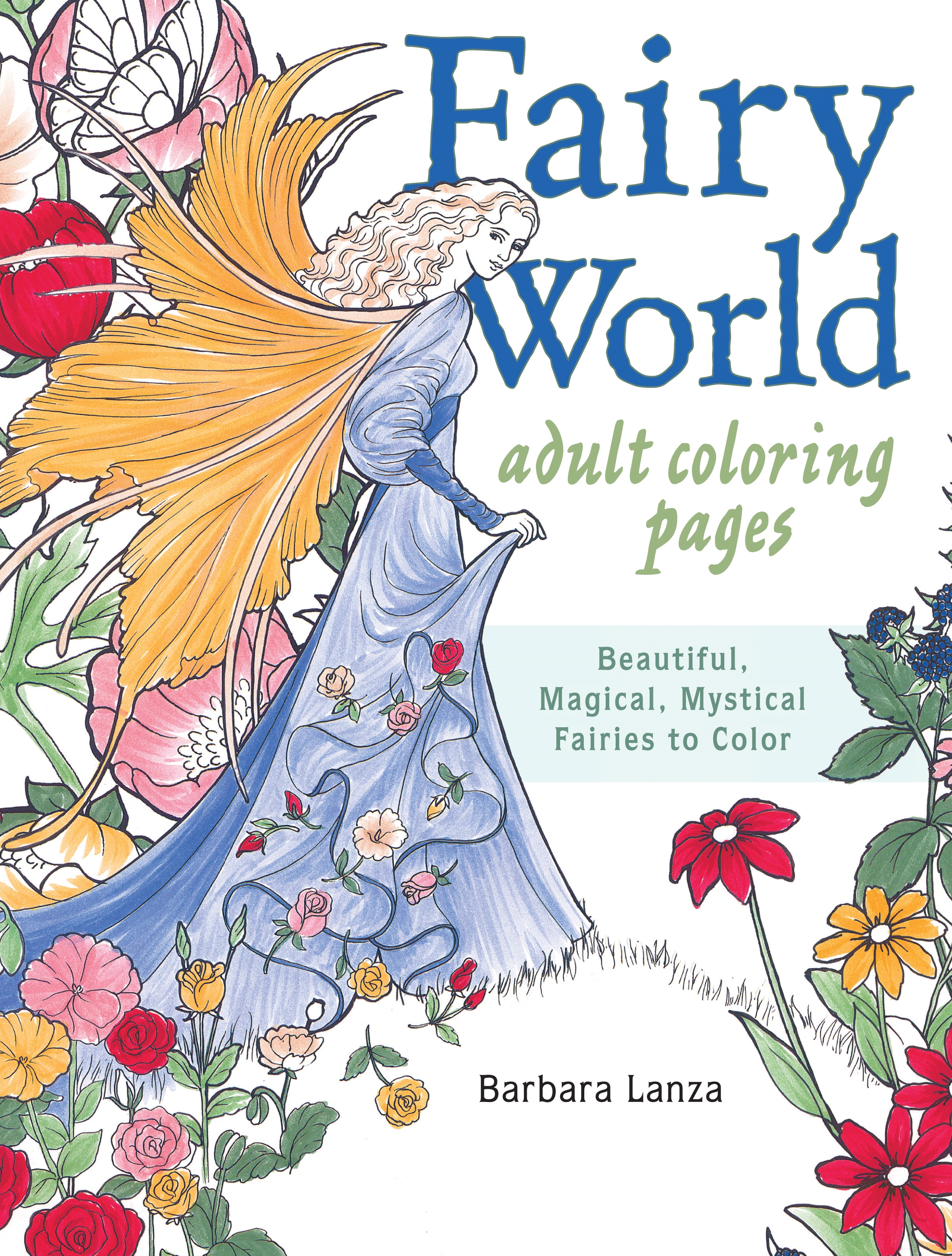 Fairy World Coloring Pages by Barbara Lanza - Penguin Books Australia