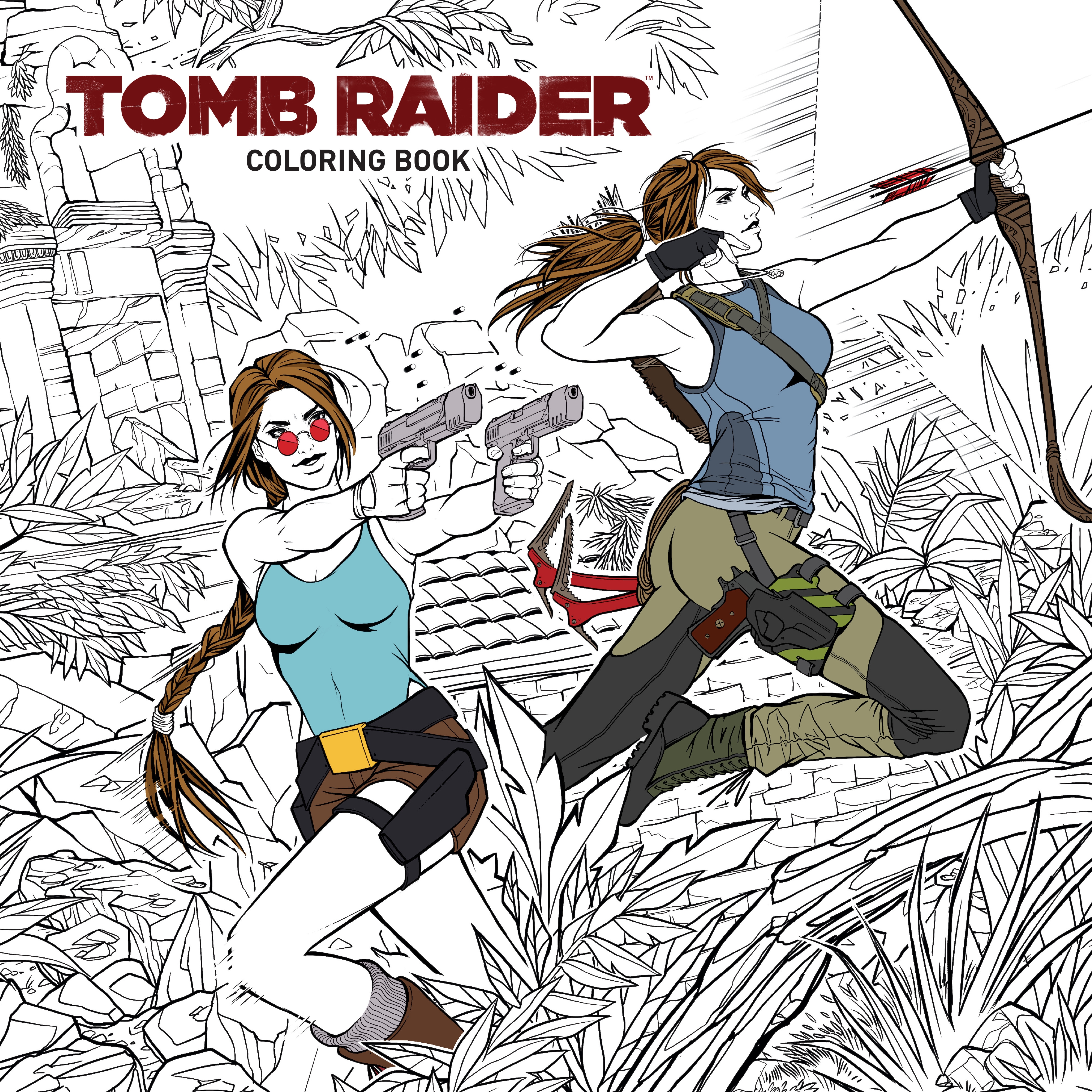 Tomb Raider Adult Coloring Book By Crystal Dynamics Penguin Books Australia