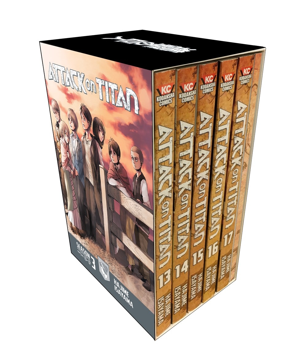 Attack on Titan Season 3 Part 1 Manga Box Set by HAJIME ISAYAMA - Penguin  Books Australia
