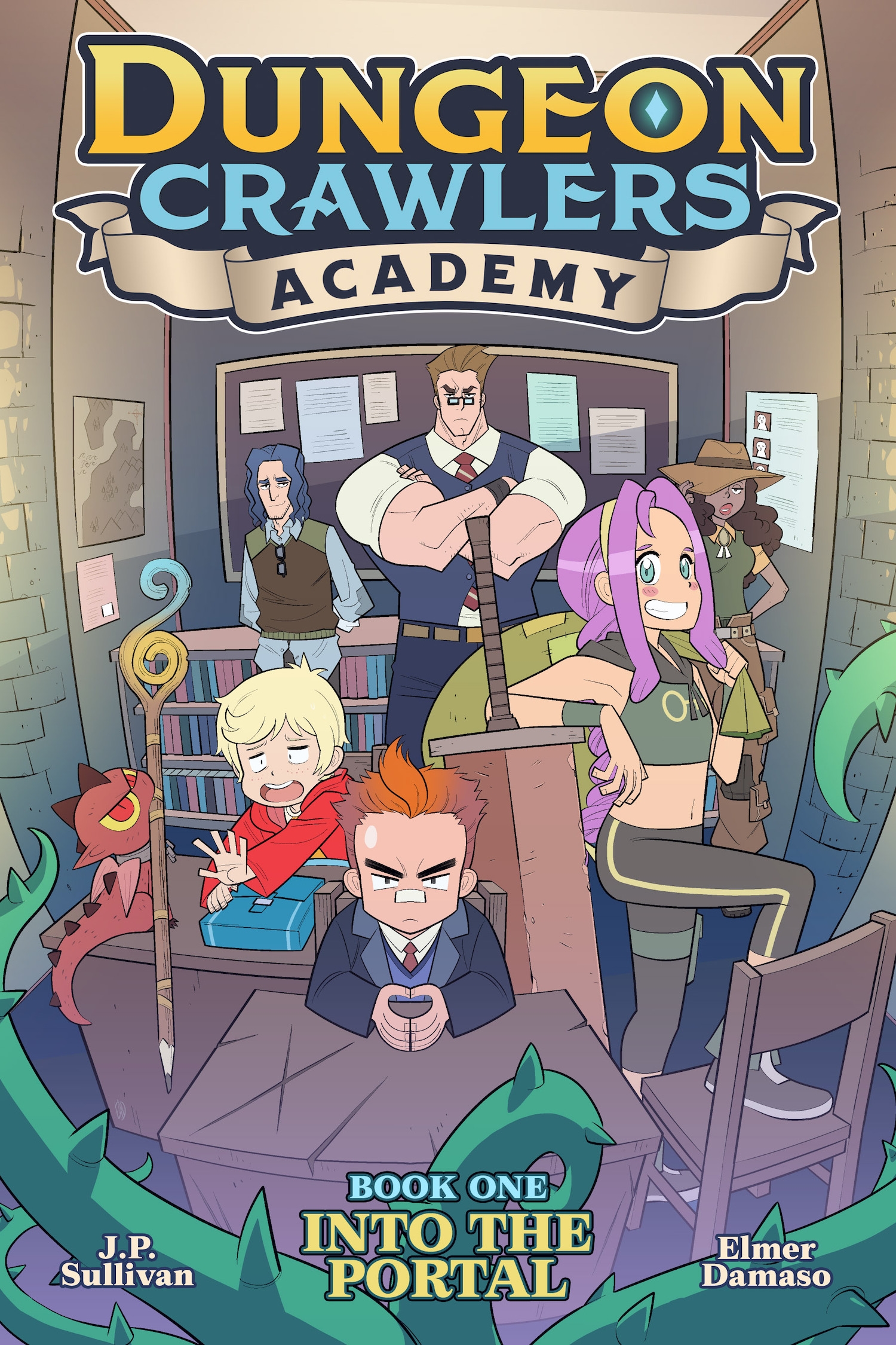 Dungeon Crawlers Academy Book 1: Into the Portal by J.P. Sullivan ...