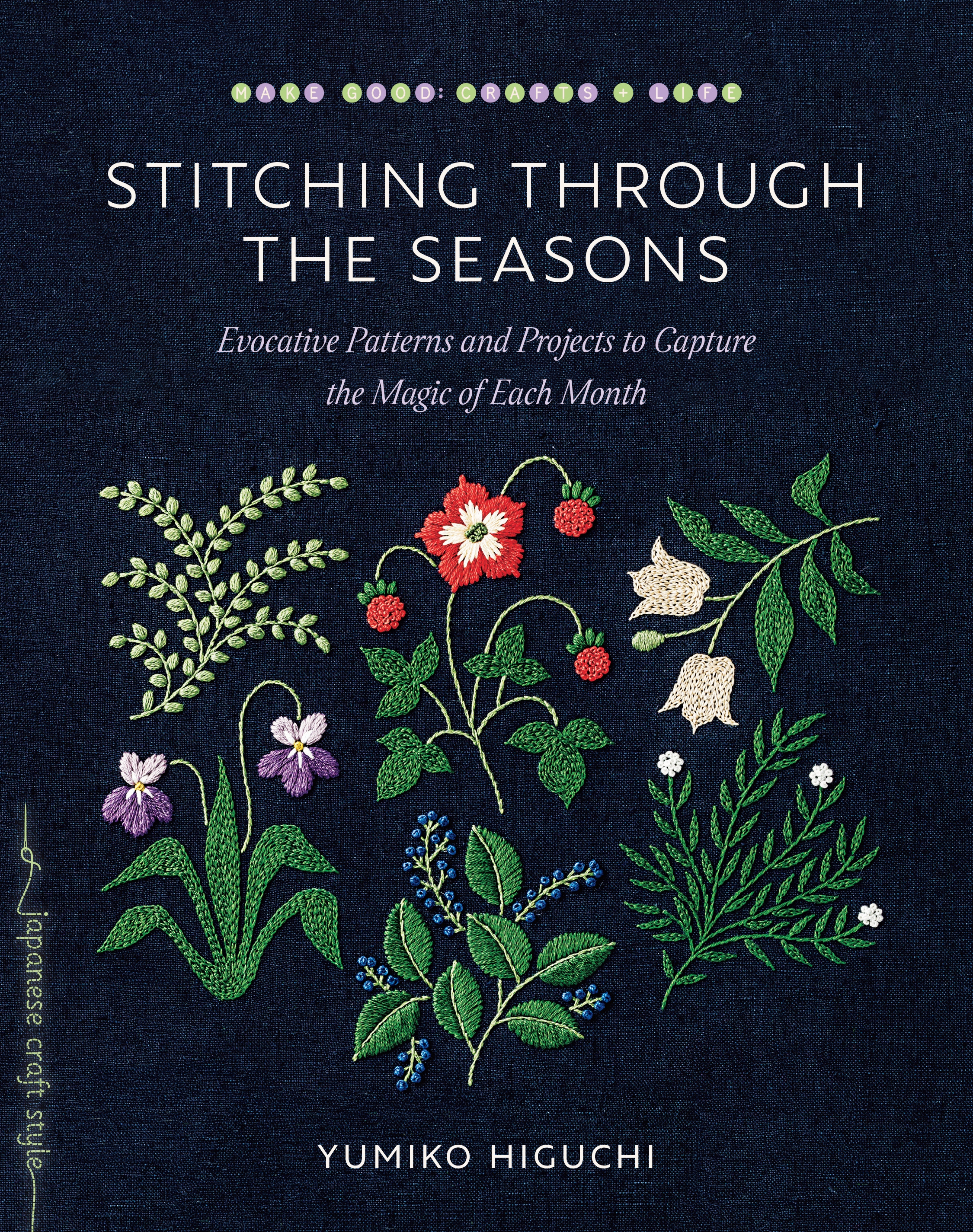 4 Books Higuchi Yumiko 12 Months Embroidery Book + Stitch