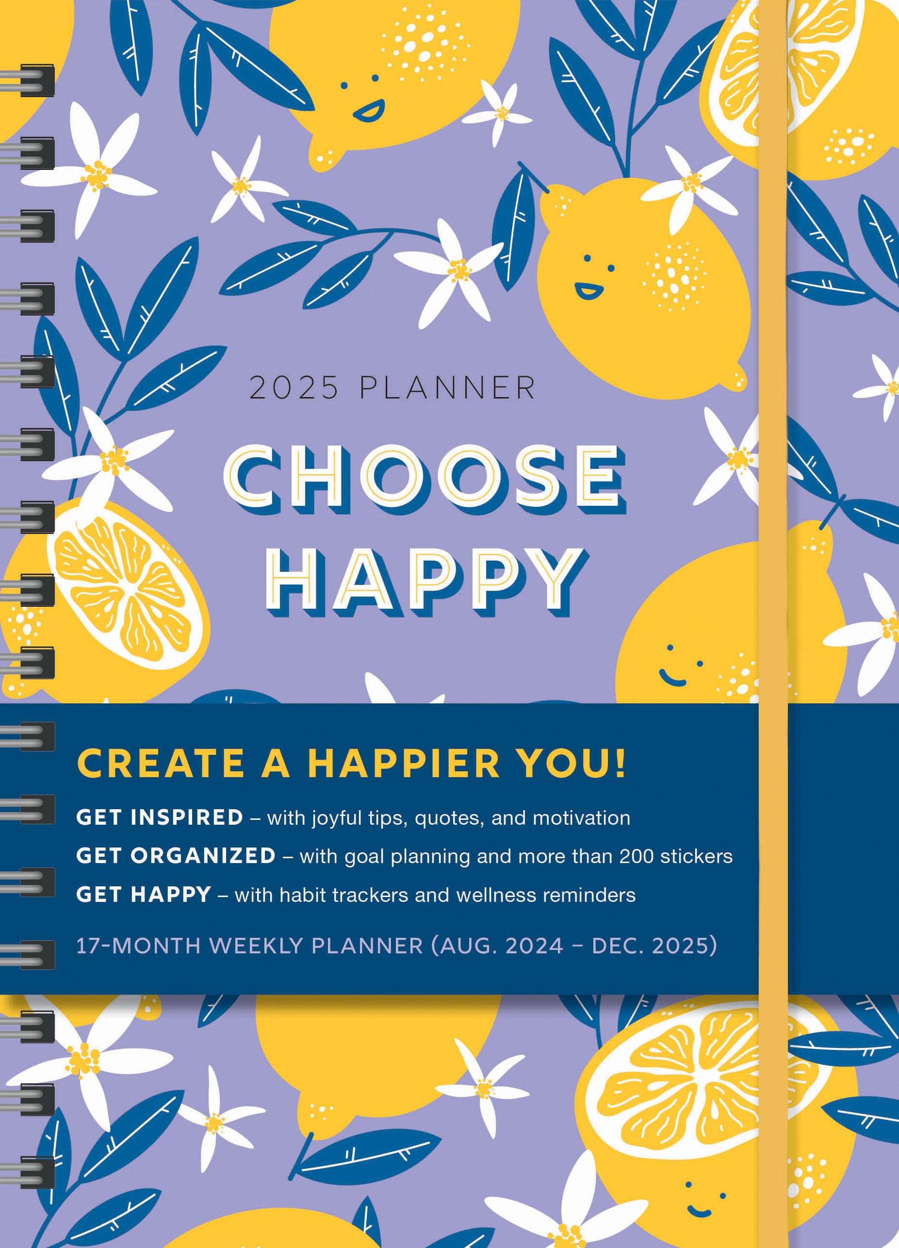 2025 Choose Happy Planner By Sourcebooks Penguin Books New Zealand