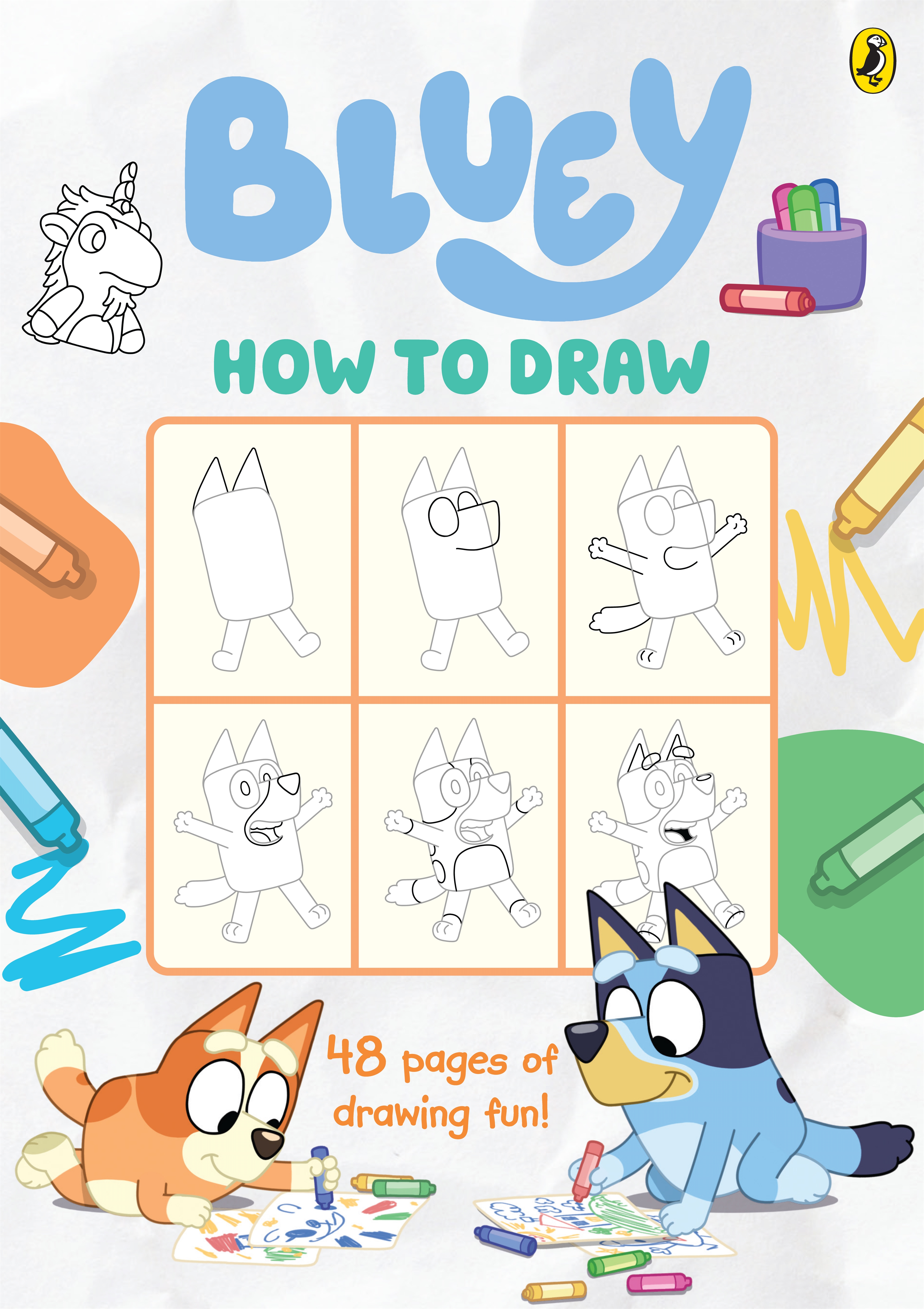 How to draw Bingo - Bluey Official Website