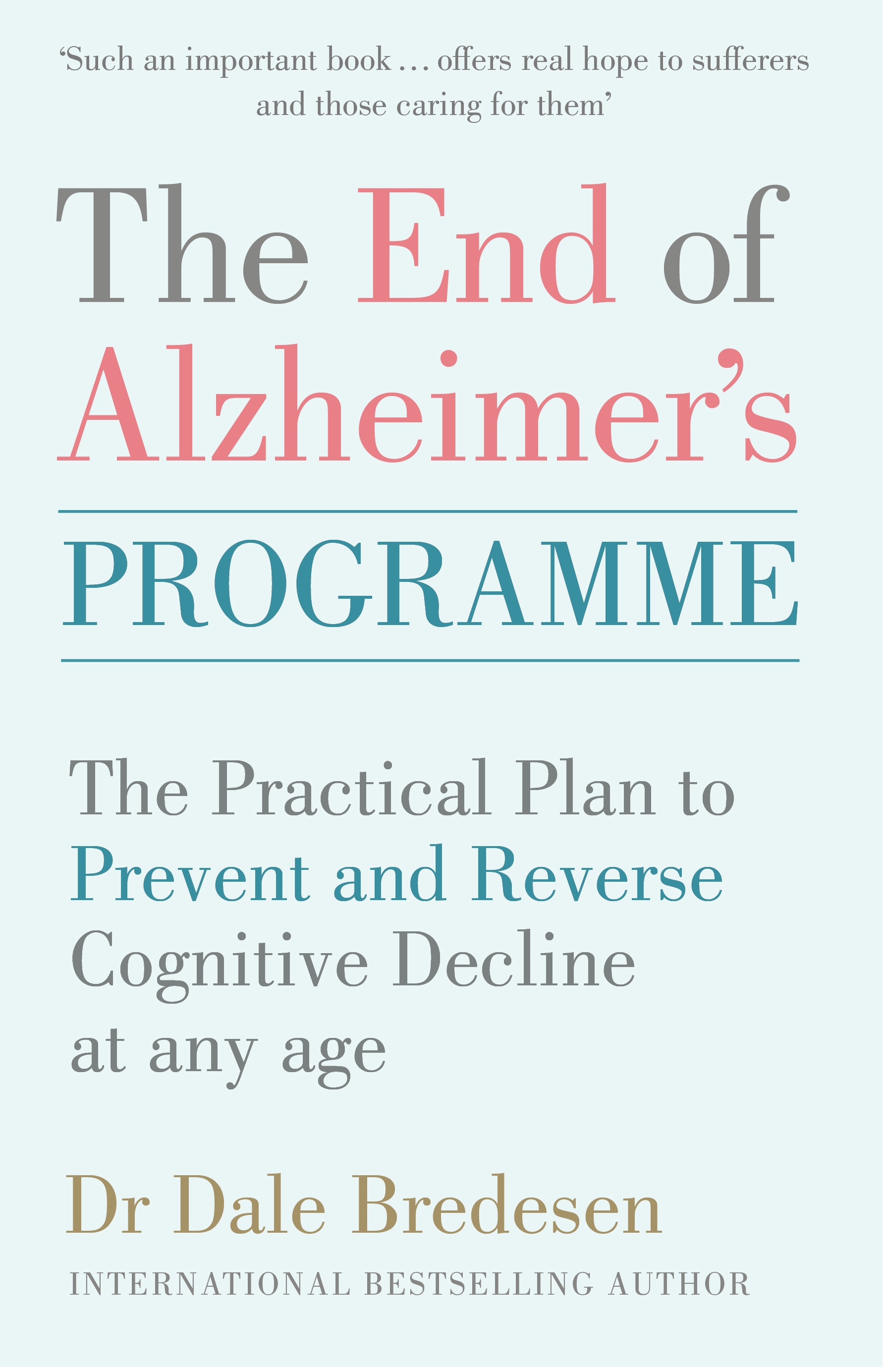 O Fim do Alzheimer de Dale E. Bredesen - Livro - WOOK