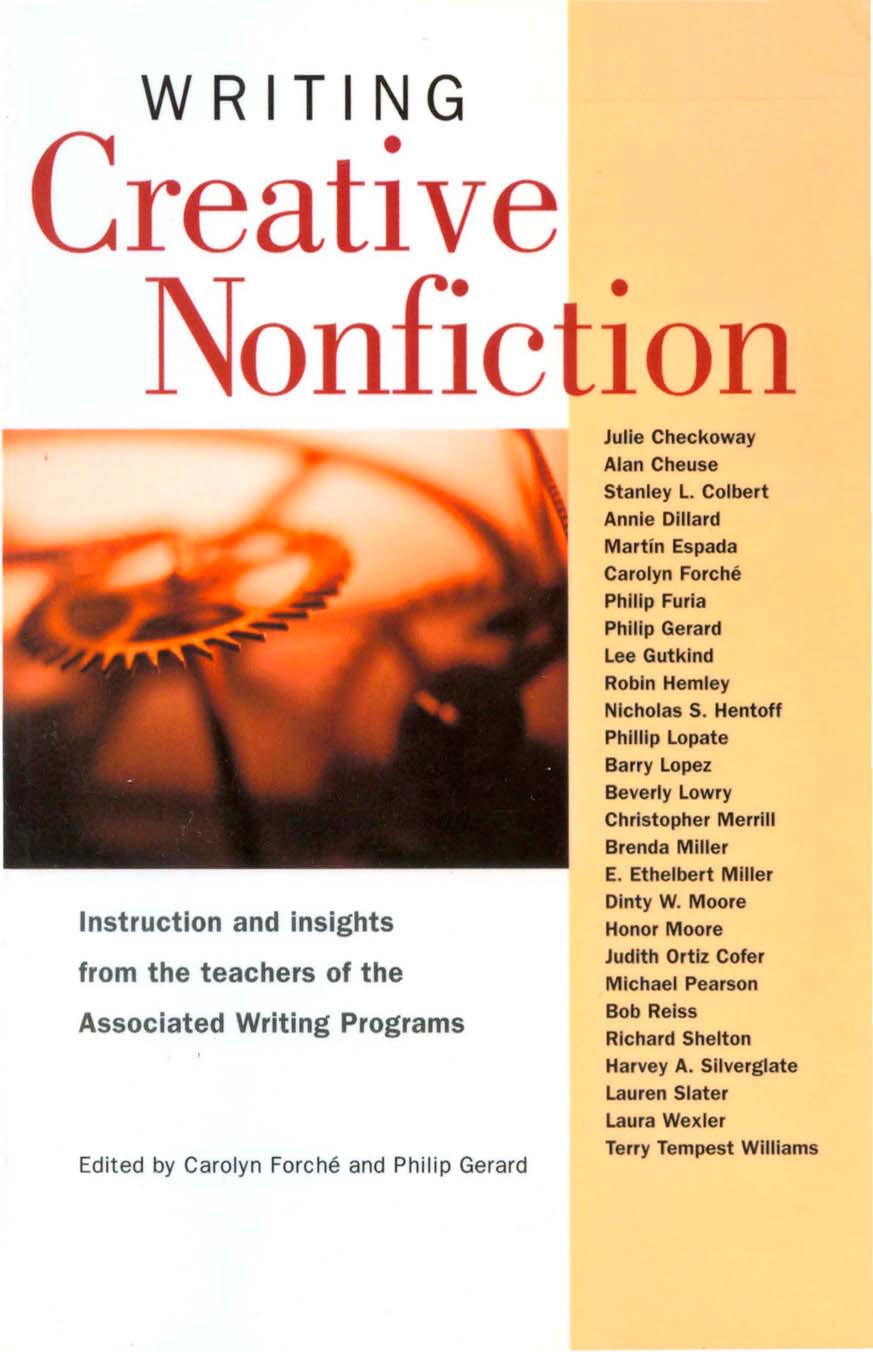 creative nonfiction is writing