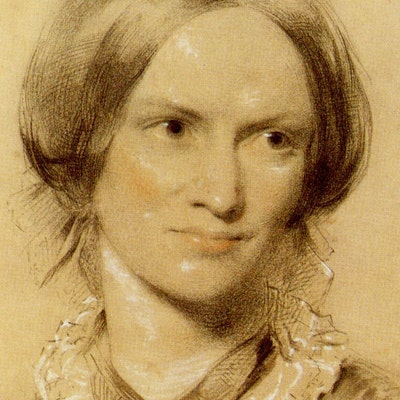 portrait photo of Charlotte Brontë