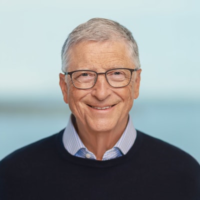 portrait photo of Bill Gates
