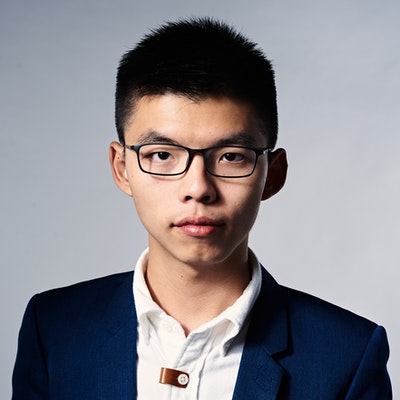 portrait photo of Joshua Wong