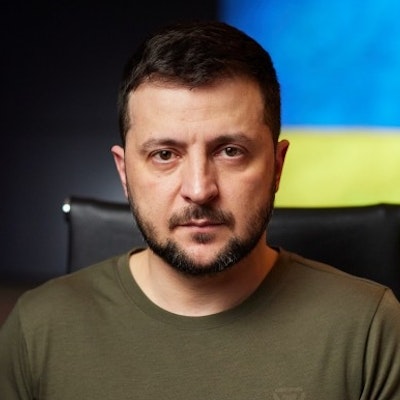 portrait photo of Volodymyr Zelensky