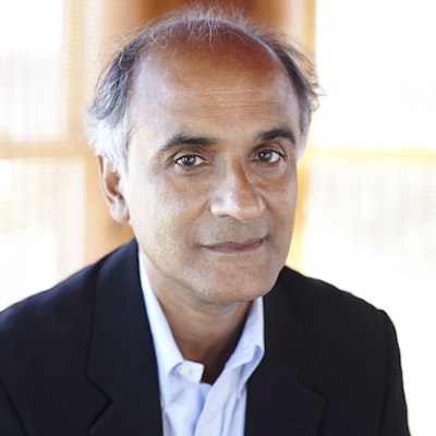 portrait photo of Pico Iyer