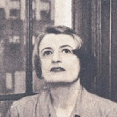 portrait photo of Ayn Rand
