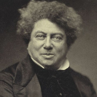 portrait photo of Alexandre Dumas