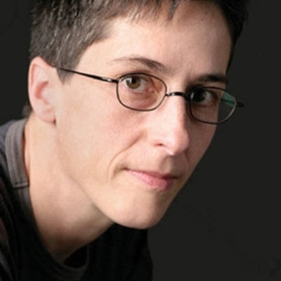 portrait photo of Alison Bechdel