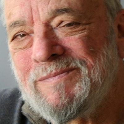 portrait photo of Stephen Sondheim