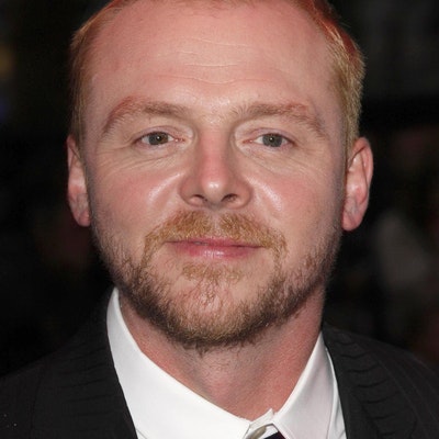 portrait photo of Simon Pegg