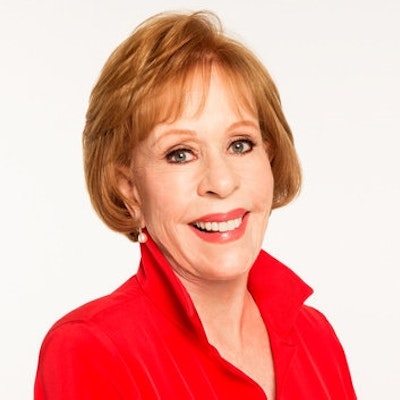 portrait photo of Carol Burnett