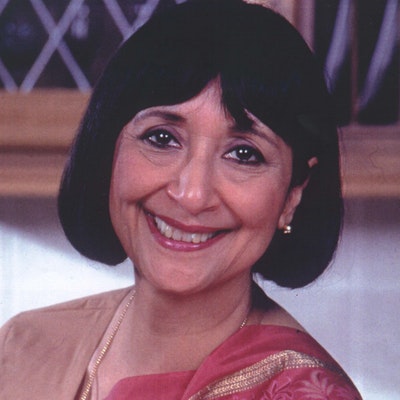 portrait photo of Madhur Jaffrey