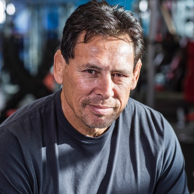 portrait photo of Buck Shelford